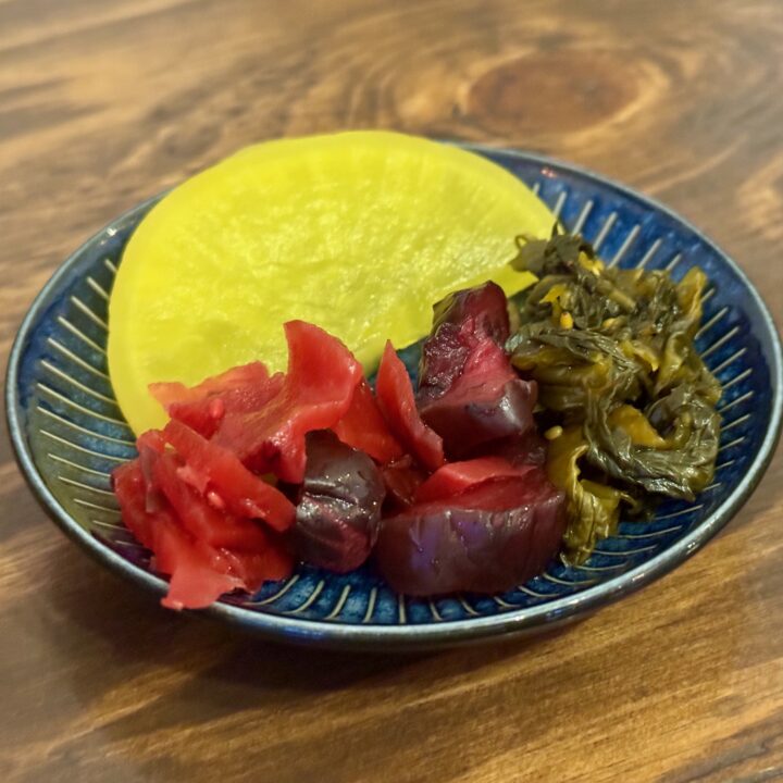 「浪漫酒場 六月六日」漬物サービス