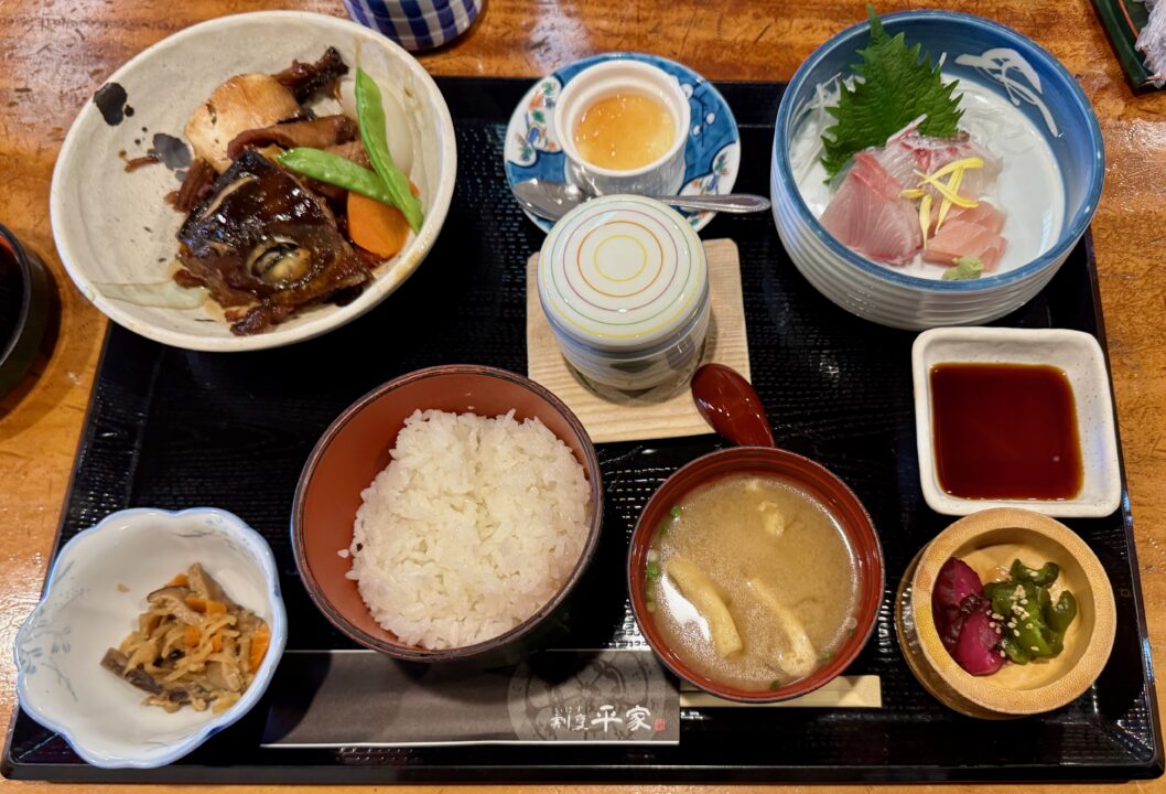 「いけす割烹 平家」特別定食