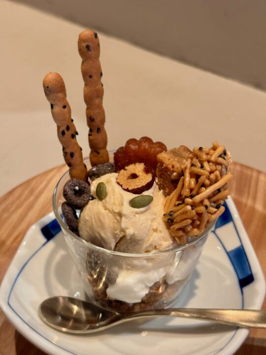 柳氏夫人（ゆーしぷいん）」夫人のミニパフェ