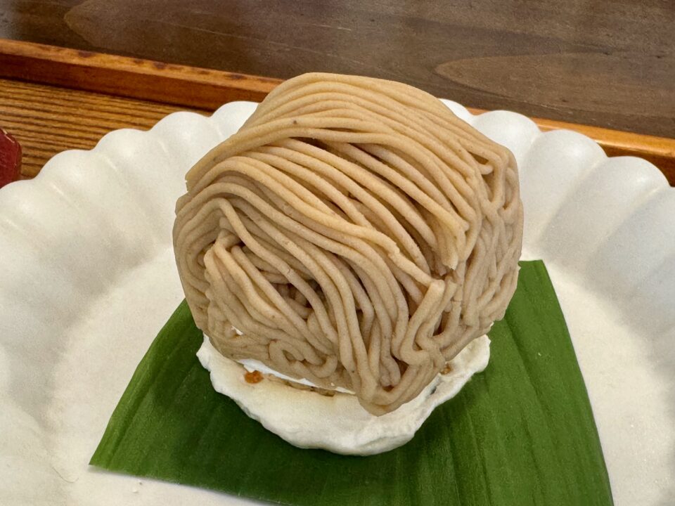 「凡と凛 Dining」和栗モンブラン