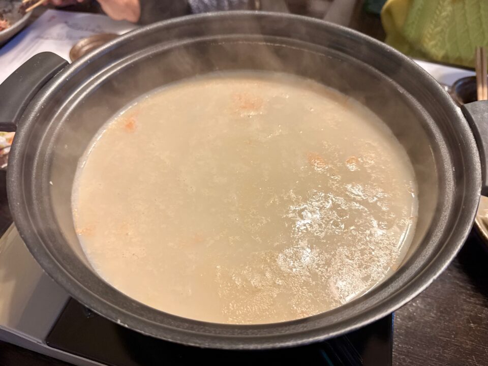 「ペンション野路菊」姫島車えびしゃぶしゃぶフェア