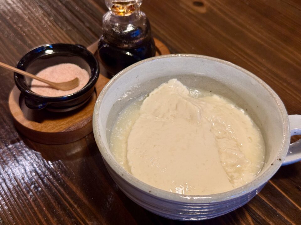 「狐の豆蔵」あつアツ豆腐