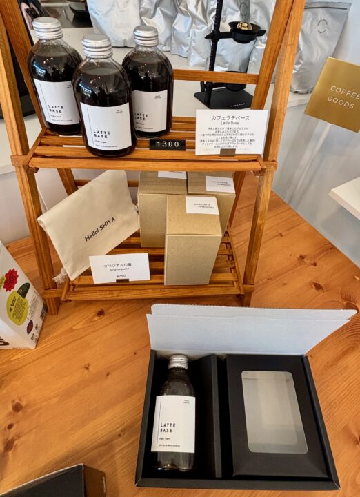 「SHIYA COFFEE」メニュー