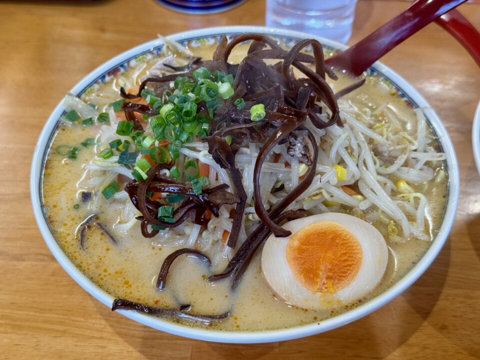 「ラーメンいっちゃん琴別府店」もやし味噌ラーメン