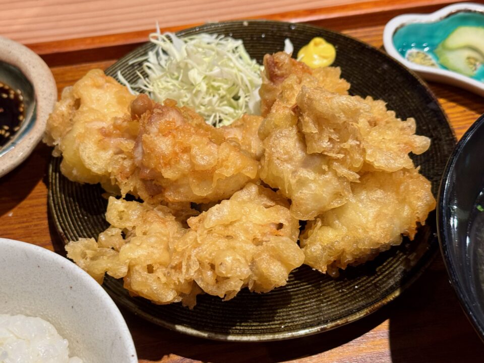 「地鶏屋 井むら」鶏天定食
