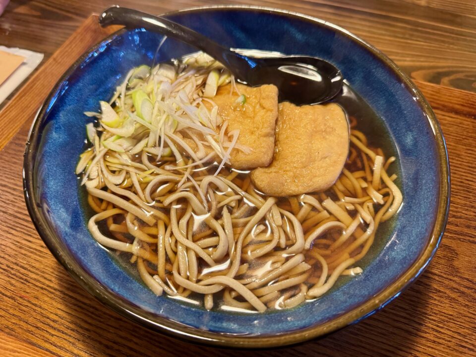 「狐の豆蔵」きつね蕎麦