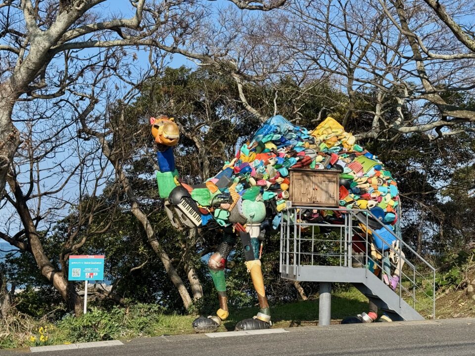 花とアートの岬プロジェクト（国東半島のラクダ）