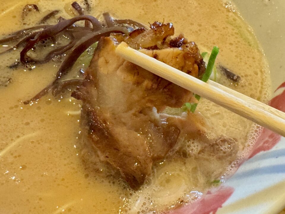「ラーメン龍の家 下郡バイパス店」とんこつ 純味