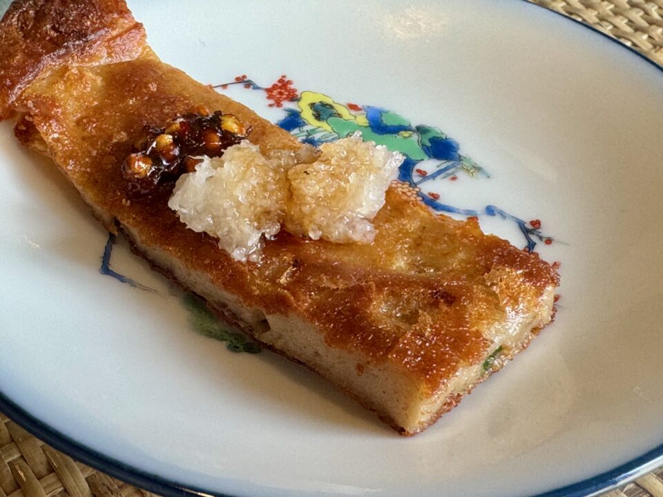 「そば処 響」そば粉のちぢみ