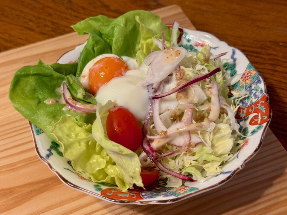 「茶房 たかさき」サラダ