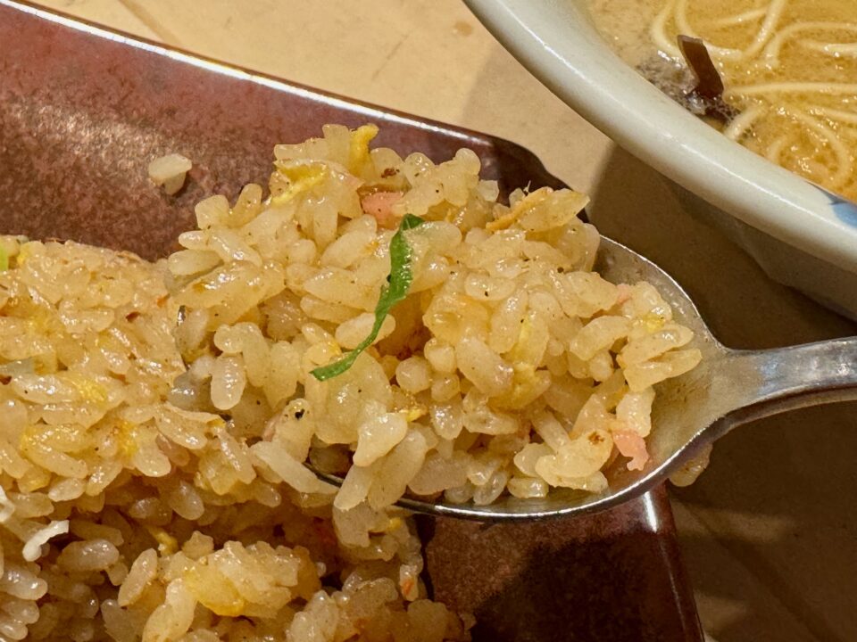 「ラーメン龍の家 下郡バイパス店」焼きめし・Bセット