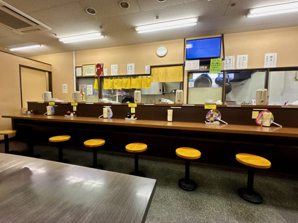 「ラーメン浅野2号」店内