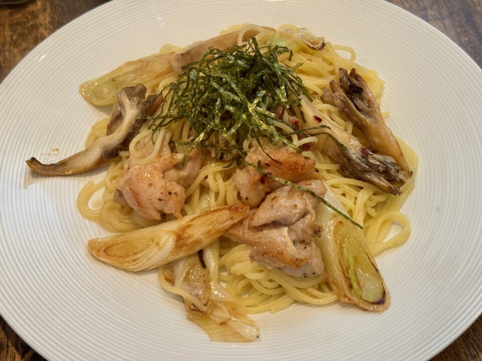 「Pasta.Q」和風パスタ・若鶏と白ねぎ