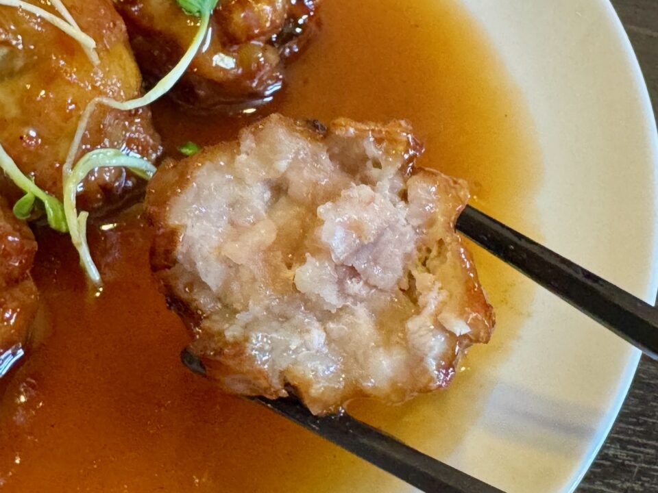 「上海園」ごぼう酢豚