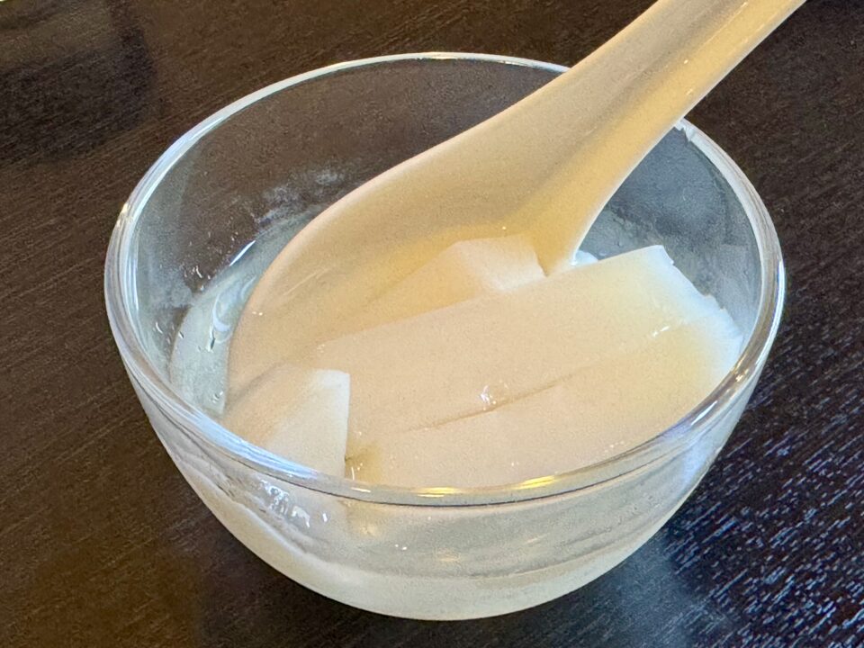 「上海園」杏仁豆腐