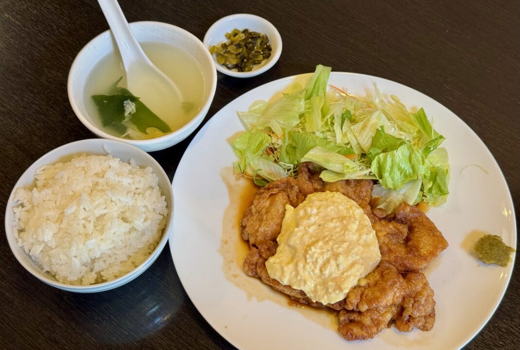 「上海園」チキン南蛮　ゆず胡椒風味
