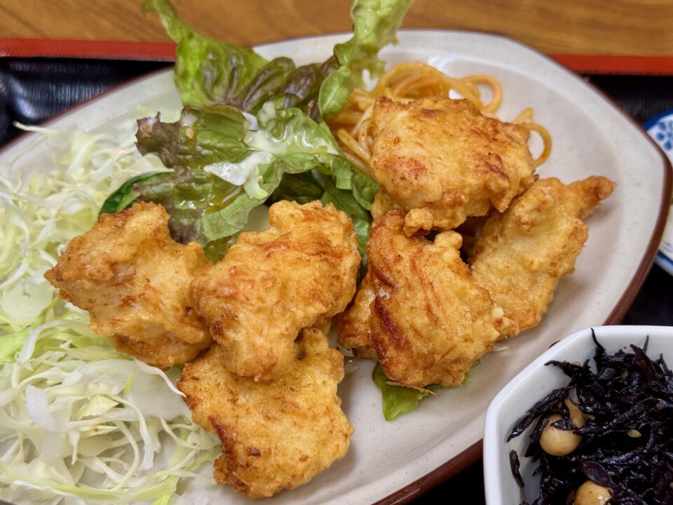 「大五郎」日替わり定食(とり天定食)