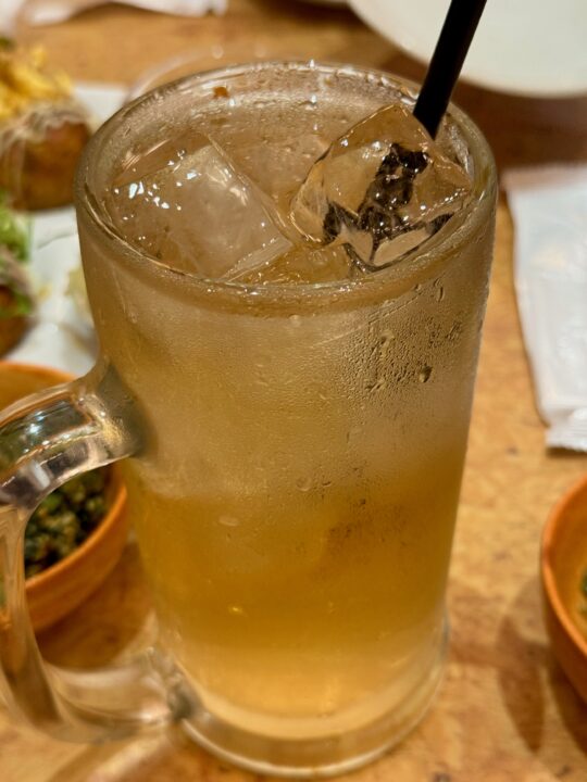 「銀だこハイボール酒場 大分中央町店」ジンジャーエール