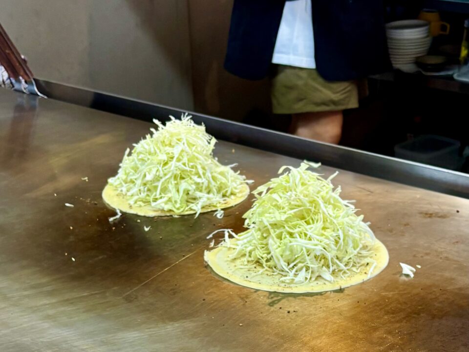 「おこげ」お好み焼き