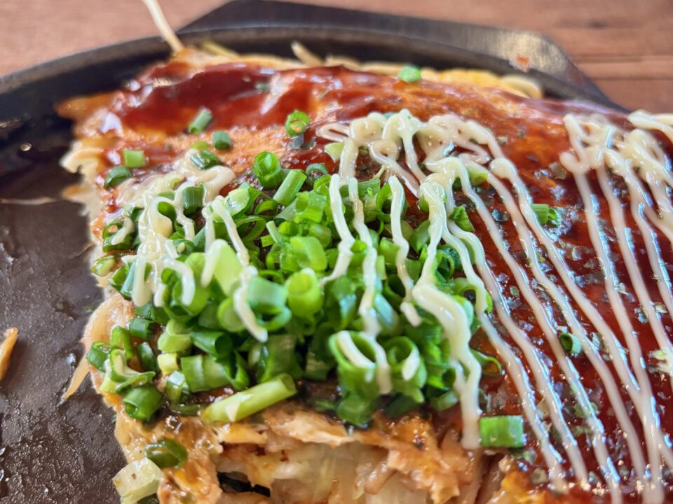 「おこげ」おこげ焼き(大葉・イカ天・ネギ)
