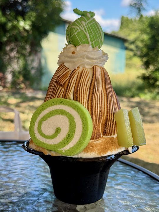 「洋菓子工房 アンティーク」焼き氷・めろまかろん