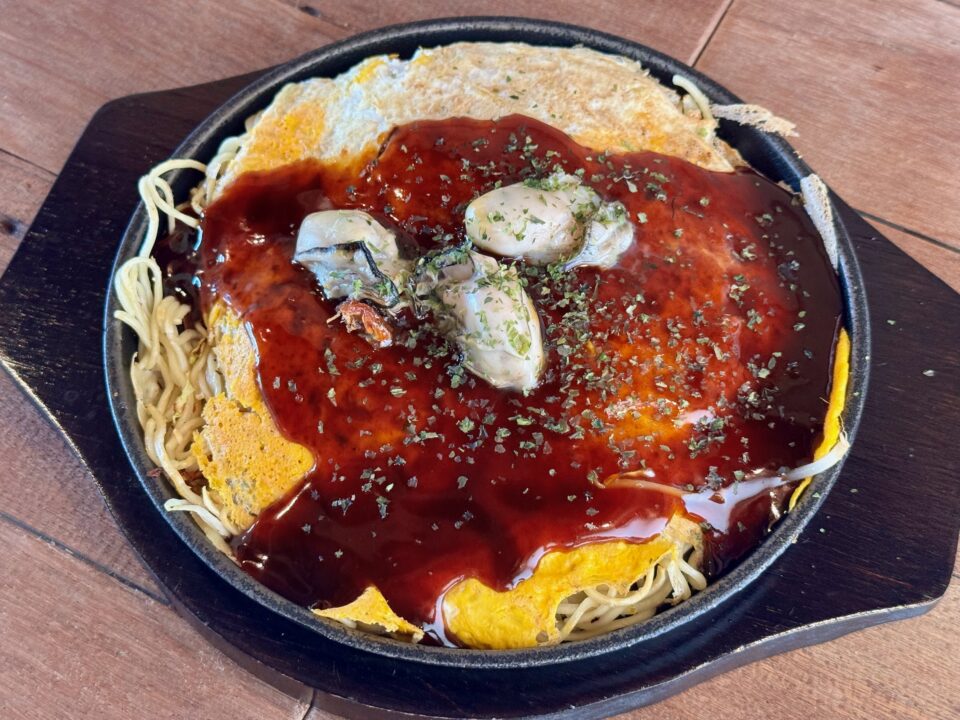 「おこげ」肉玉そば+牡蠣