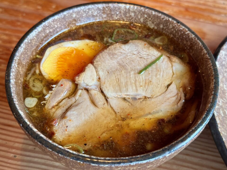 「つけ麺・らー麺 はぐるま」はぐるまスペシャル（醤油）