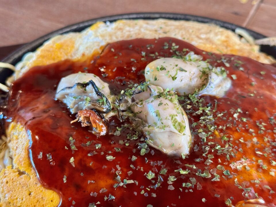 「おこげ」肉玉そば+牡蠣