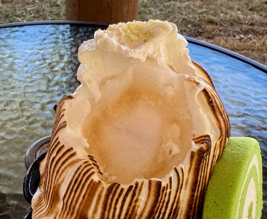 「洋菓子工房 アンティーク」焼き氷・めろまかろん