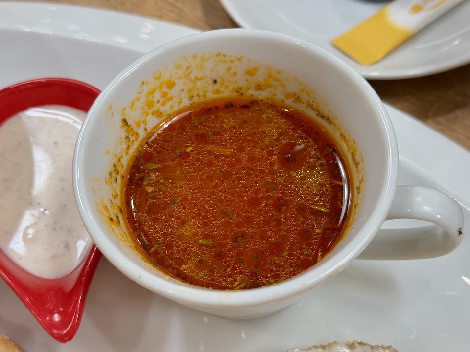 「並木街珈琲 大分光吉店」ミネストローネ