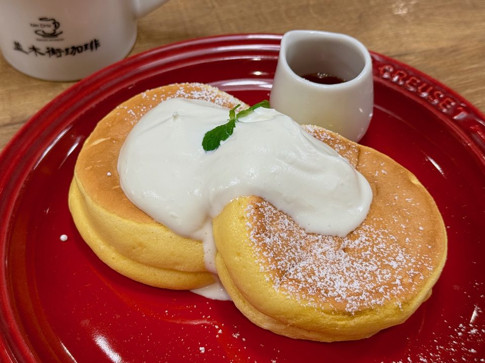 「並木街珈琲 大分光吉店」ふわふわパンケーキ