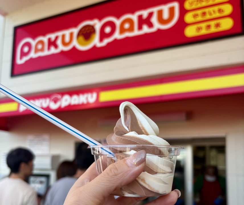 「PAKU-PAKU ラ・ムー中津店」ソフトクリーム・ミックス