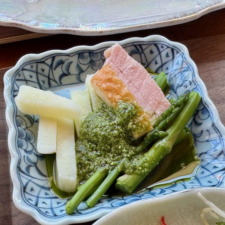 「ゆめたねカフェ」ハンバーグランチ(バナナ入り)