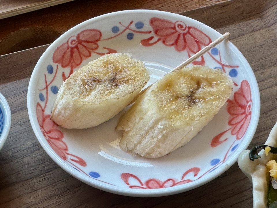 「ゆめたねカフェ」ハンバーグランチ(バナナ入り)